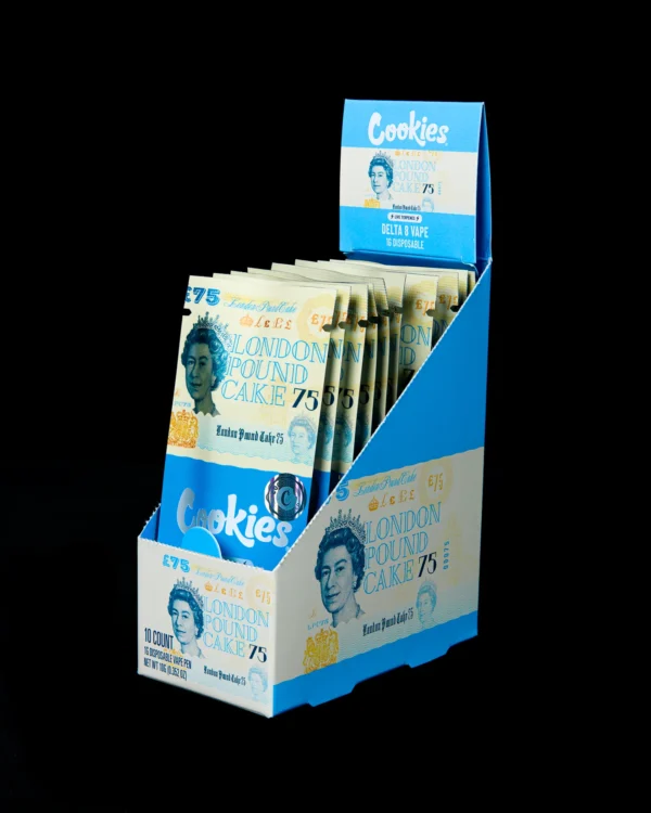 London Pound Cake 75 Cookies Disposable Cart Live Terpenes